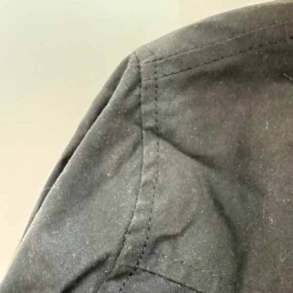 Levi's Women's Black Waxed Cloth Utility Jacket - Picture 8 of 11